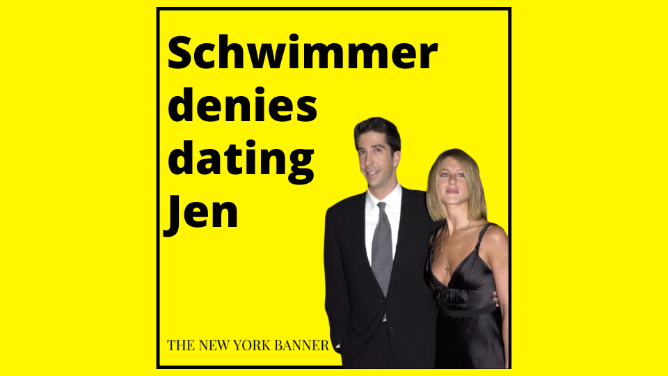 Schwimmer denies dating Jen