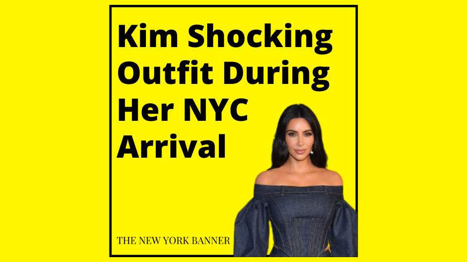 Kim Shocking Outfit During Her NYC Arrival