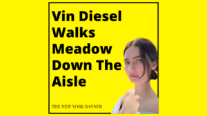 Vin Diesel Walks Meadow Down The Aisle