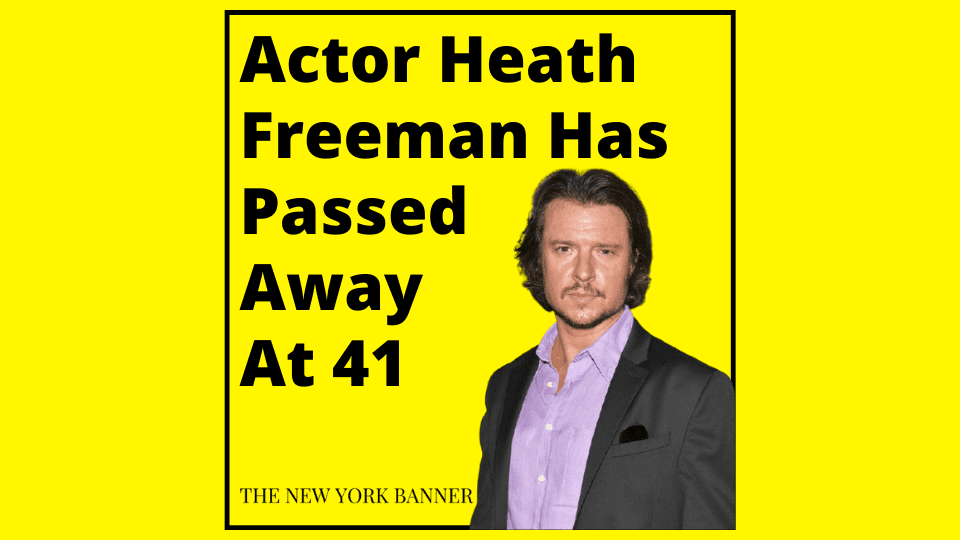 Actor Heath Freeman Has Passed Away At 41