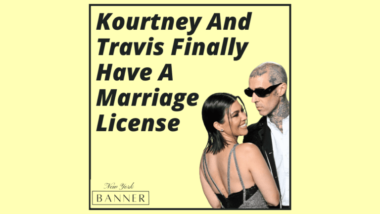 Kourtney And Travis Finally Have A Marriage License