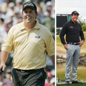 Phil Mickelson Before and After Weight-Loss