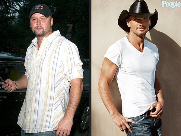 Tim McGraw Before and After Weight-Loss