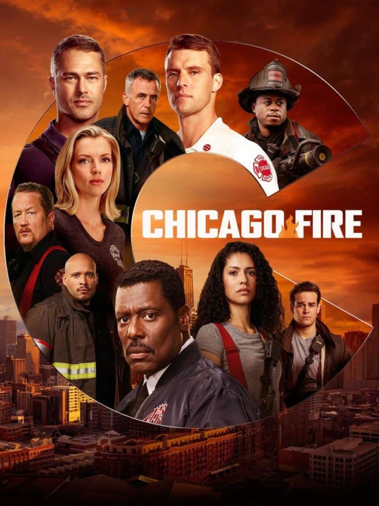 Chicago Fire Poster with Casts