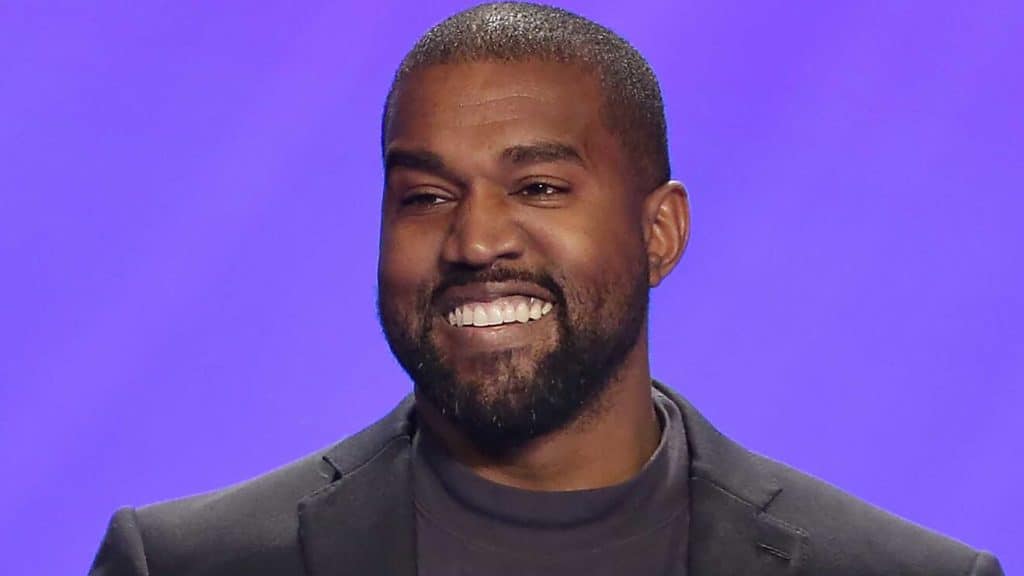 Kanye West big smile