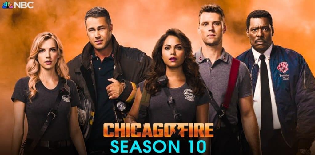 Chicago Fire Season 10 Cover with Cast