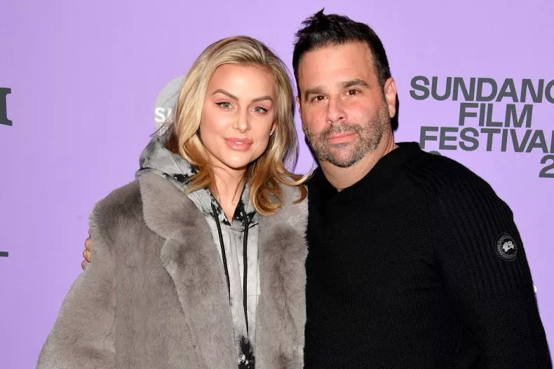 Lala Kent and ex-fiancé Randall Emmett standing next to each other