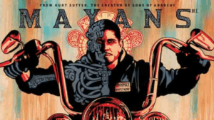 Mayans S4 - Cover with Lead Actor