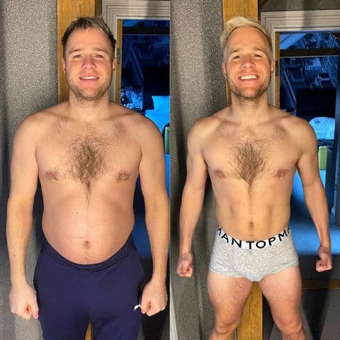 Olly Murs Before and After Weight Loss