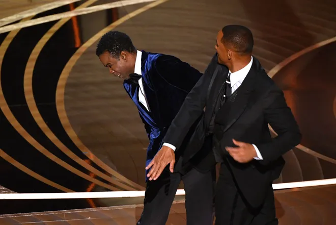 Will Smith slaps Chris Rock at the Oscars ceremony