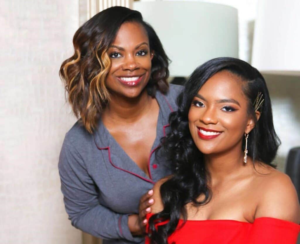 Kandi Burruss and Riley