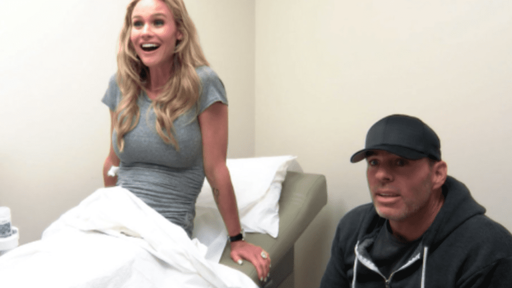 RHOC S11 - Meghan having her first ultrasound with her husband Jim by her side