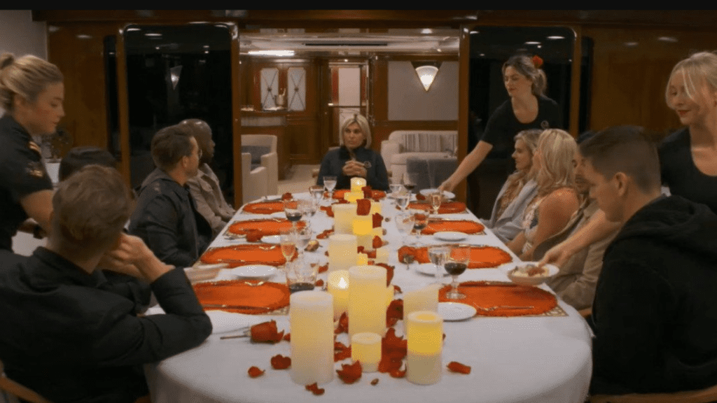 Below Deck Med S6 - dinner party with Capt. Sandy