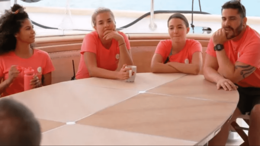 Below Deck Sailing Yacht S3 - the crew tries to relax