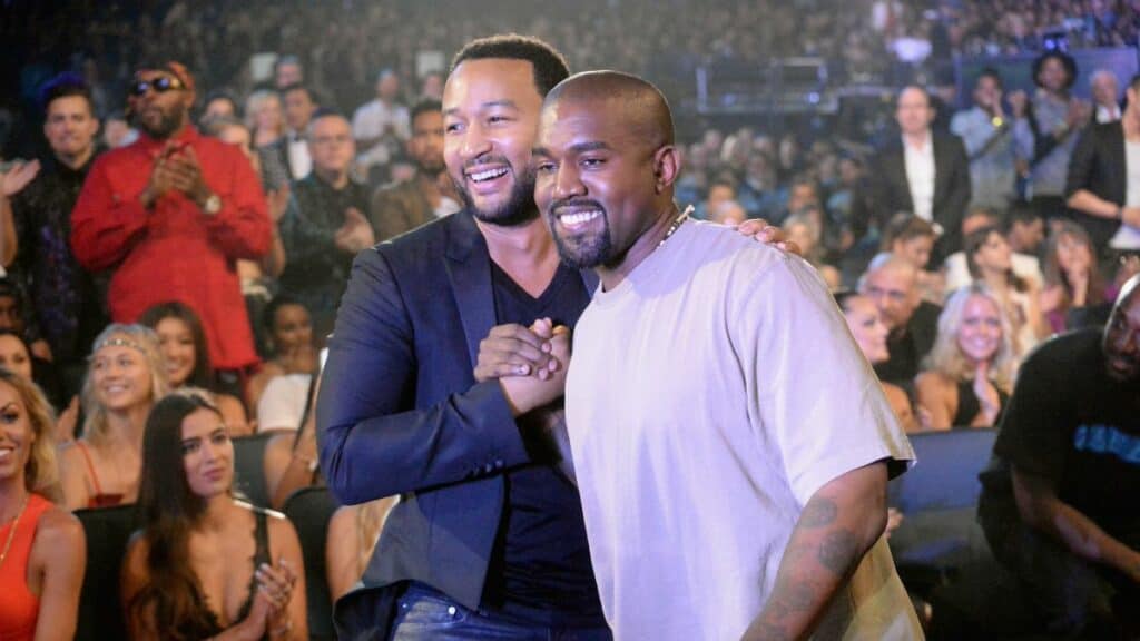 John Legend and Kanye West