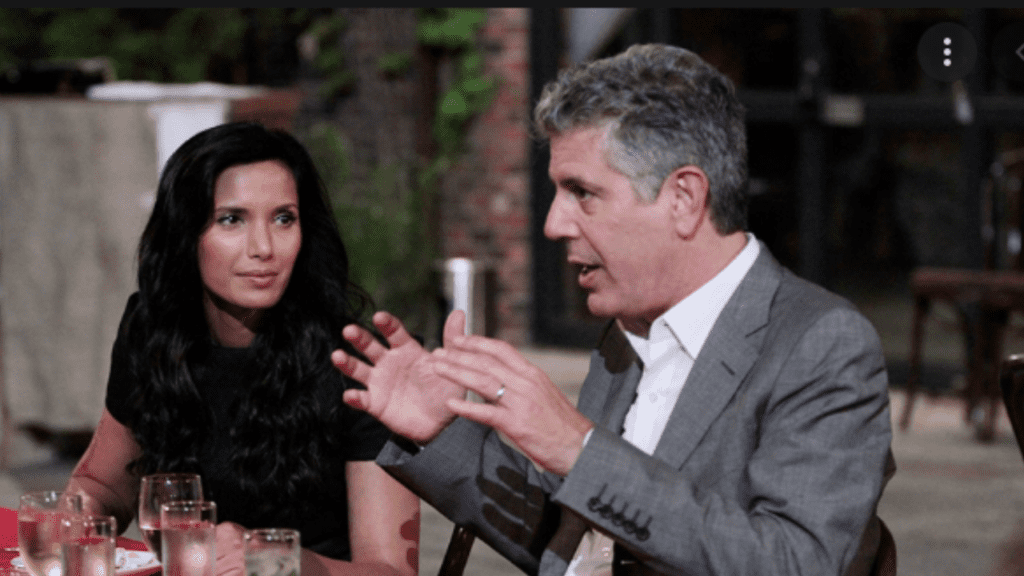 Top Chef S3 - judges Variety Padma Lakshmi and Anthony Bourdain