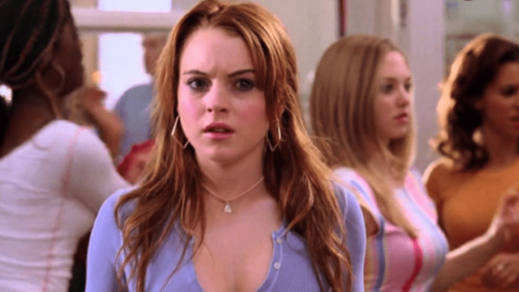 Actress Lindsay Lohan in Mean Girls