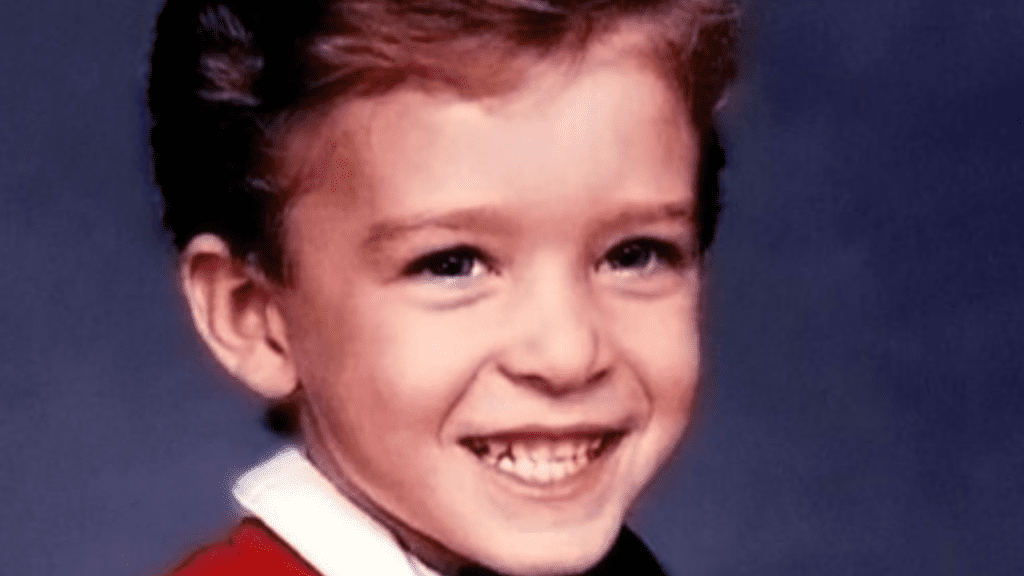 Justin Timberlake when he was a young boy