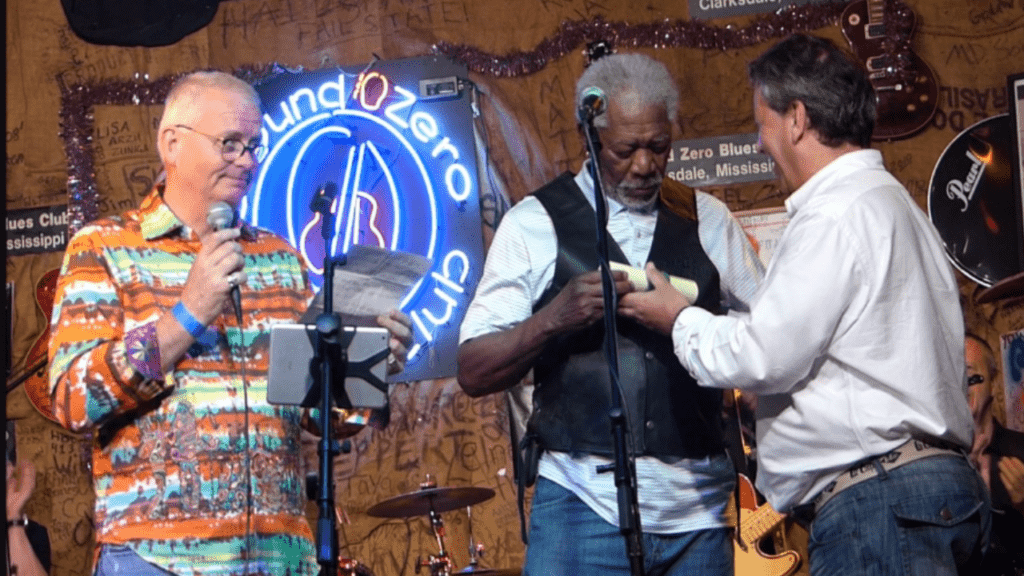 Morgan Freeman at Ground Zero Blues Club