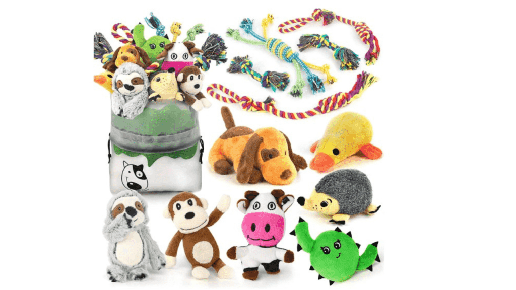 Dog Squeaky Toys for Small Dogs, 12 Pack