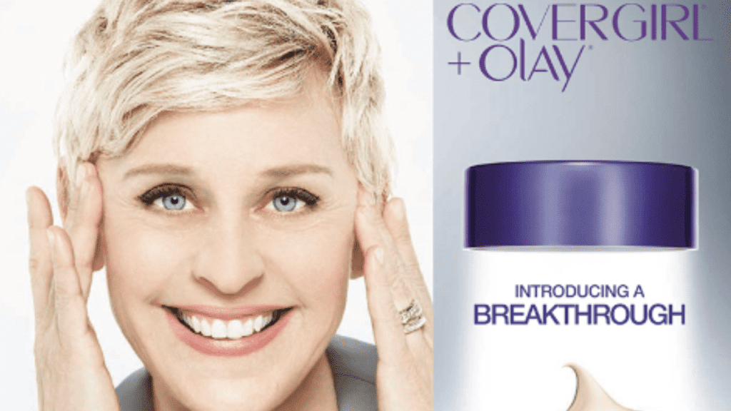 Ellen DeGeneres in Covergirl