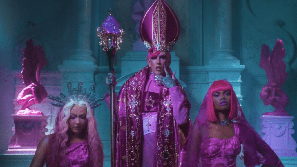 Jeffree Star as pink pope