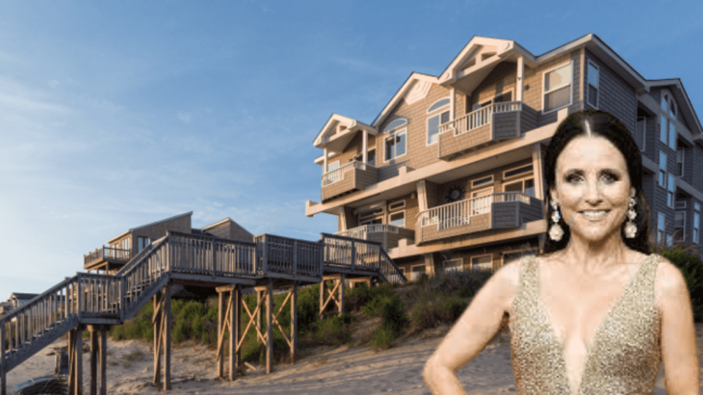 Julia Louis Dreyfus' beach house in Montecito, California