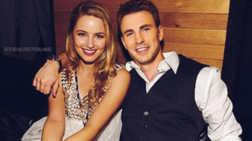 Chris Evans and Dianna Agron