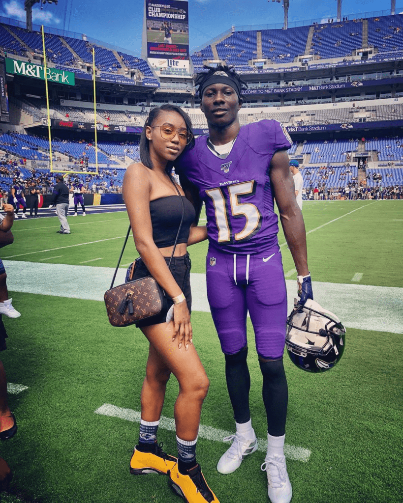 Marquise Brown's girlfriend