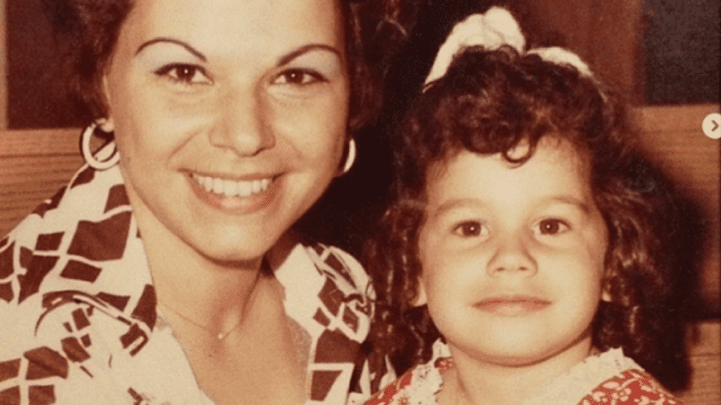 Young Tina Cervasio with her mom Maria