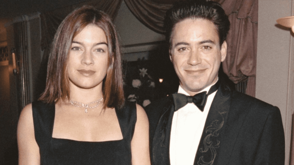 Robert Downey Jr and Deborah Falconer