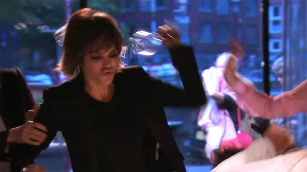 amsterdam fight lisa rinna