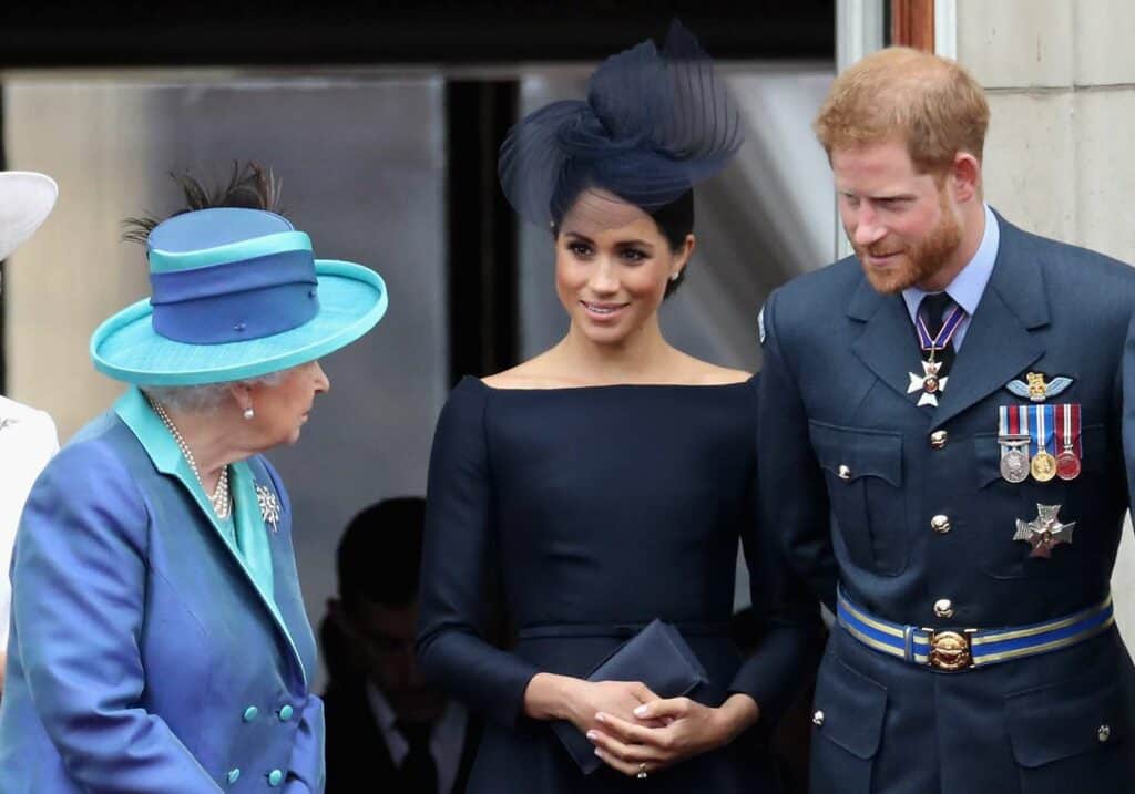 meghan markle prince harry queen elizabeth