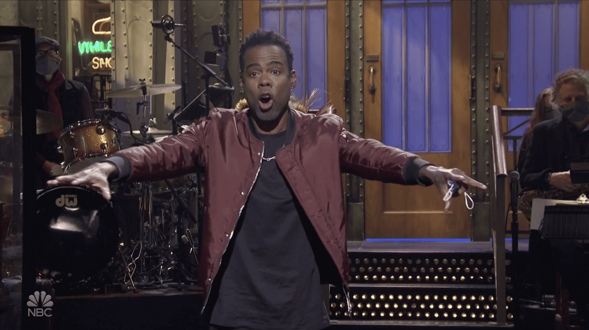 Chris Rock as a cast member of Saturday Night Live