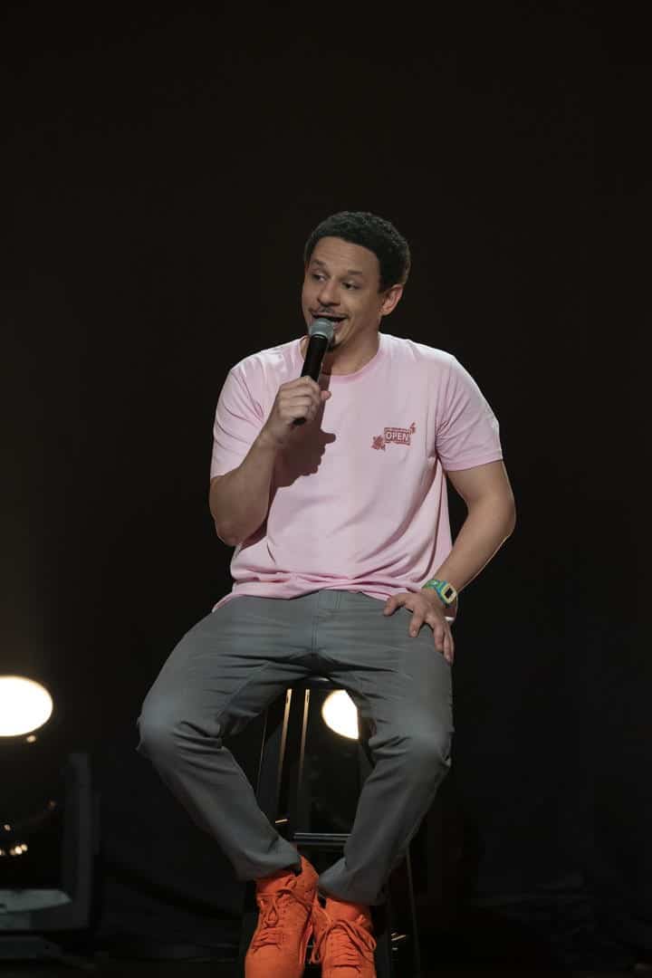 Eric André doing a comedy performance