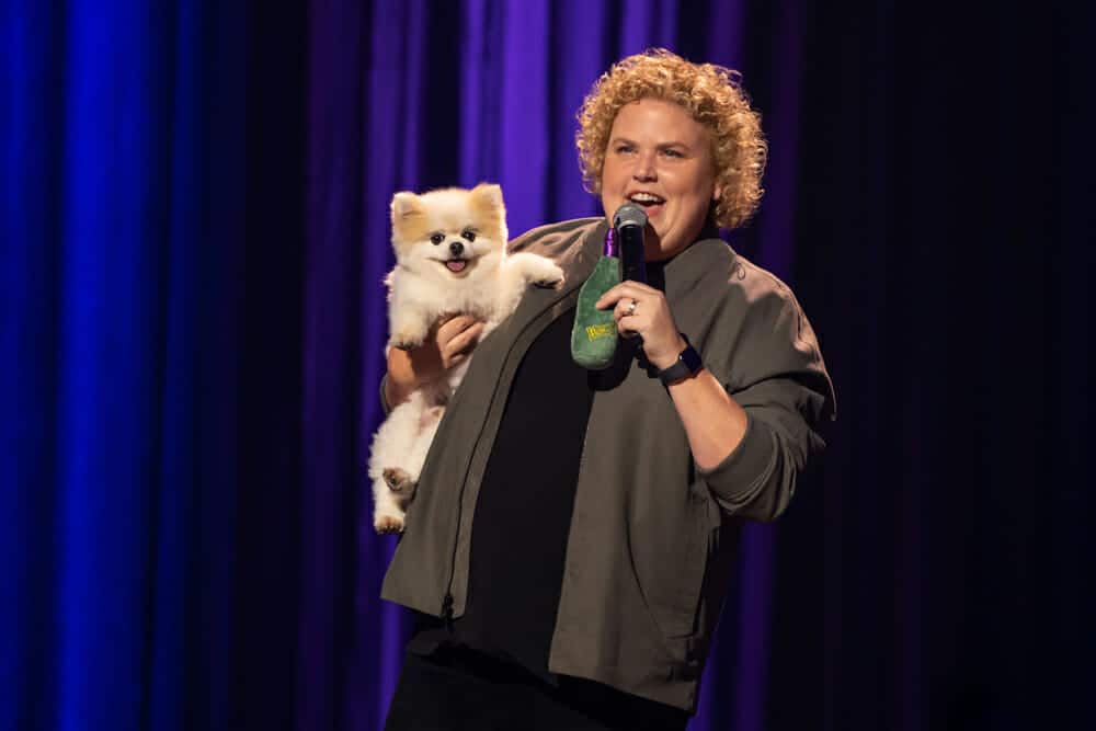 Fortune Feimster talking about her Netflix special