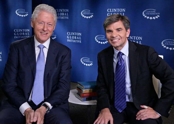 George Stephanopoulos controversy about Clinton Foundation Charity Donations