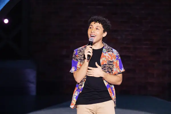 Jaboukie Young-White doing a comedy performance