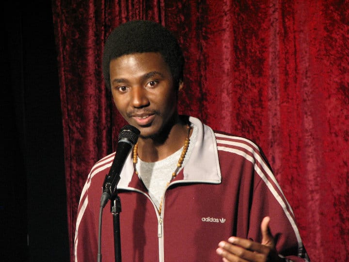 Jerrod Carmichael doing stand up comedy specials
