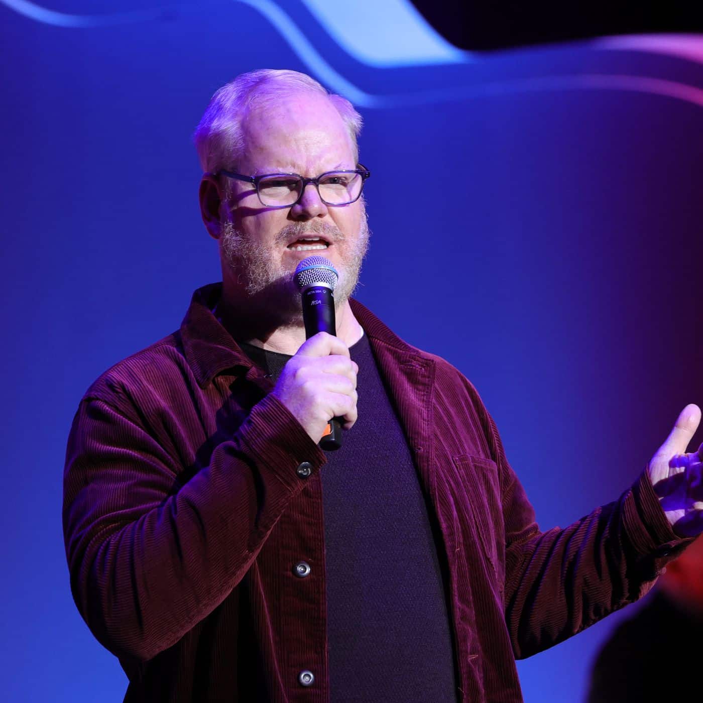 Jim Gaffigan doing a comedy performance