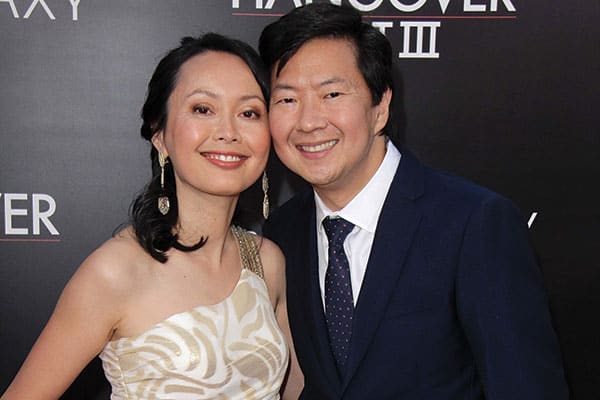 Ken Jeong's wife and him