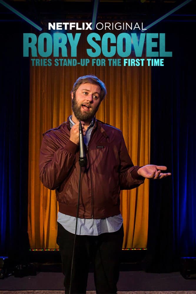 Rory Scovel doing a stand-up comedy performance on Netflix