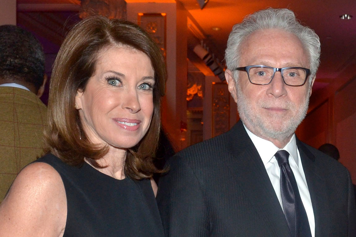 Wolf Blitzer's wife and him