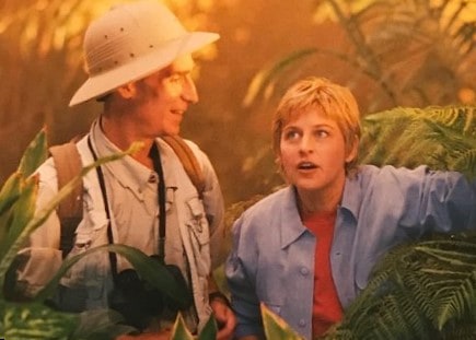 Ellen DeGeneres starred in a series of films for a show called "Ellen's Energy Adventure"