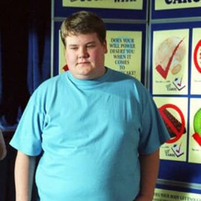 James Corden played the character Jamie Rymer in the British TV series "Fat Friends"