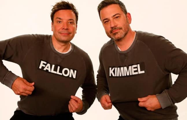 Jimmy Fallon partnered with Stephen Colbert, Seth Meyers, Jimmy Kimmel, and John Oliver to host the comedy podcast "Strike Force Five."