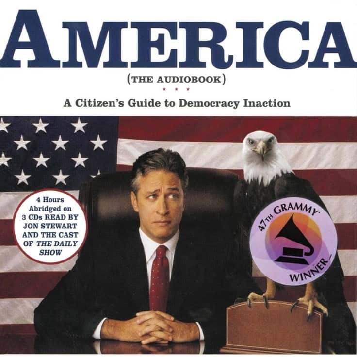 Jon Stewart, along with "The Daily Show" writing team, released "America (The Book): A Citizen's Guide to Democracy Inaction"