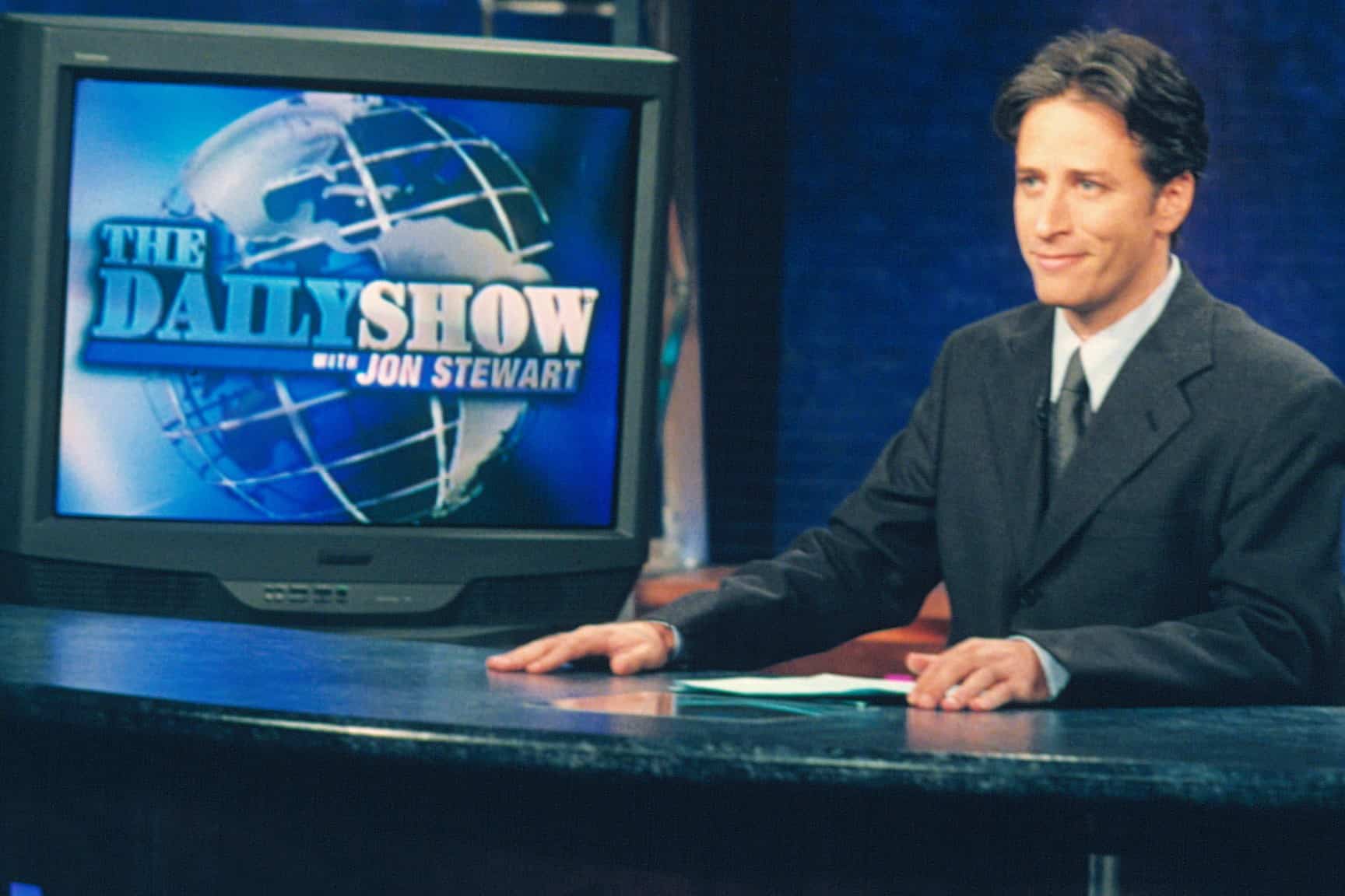 Jon Stewart took over as the host of "The Daily Show" on Comedy Central in 1998