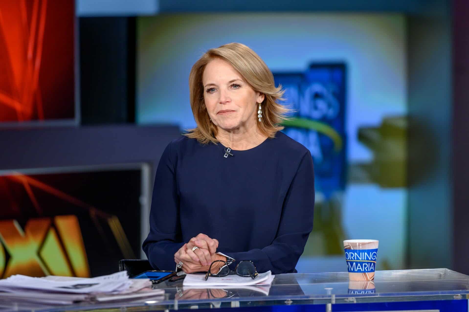 Katie Couric does TV News Reporting