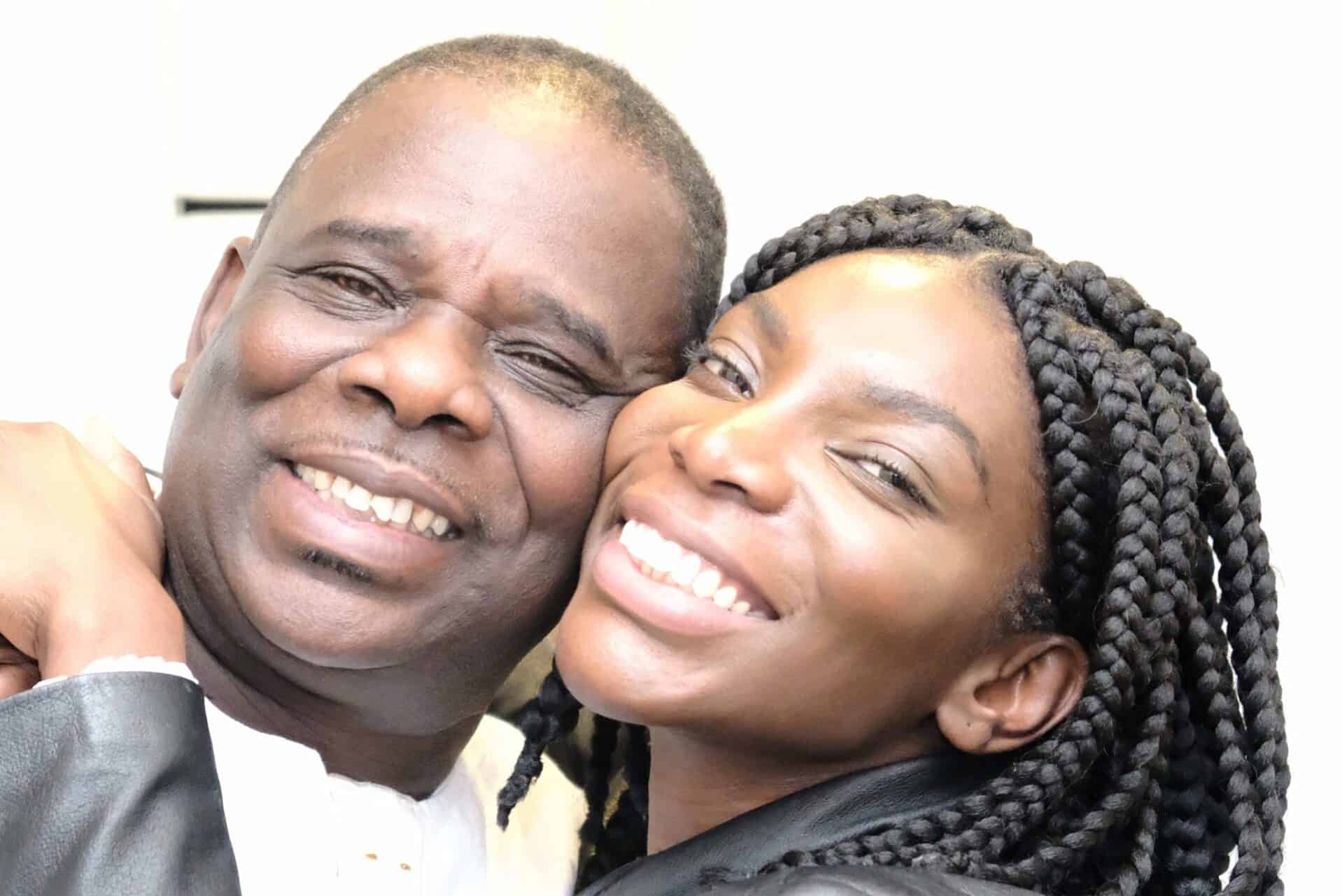 Michaela Coel's father and her
